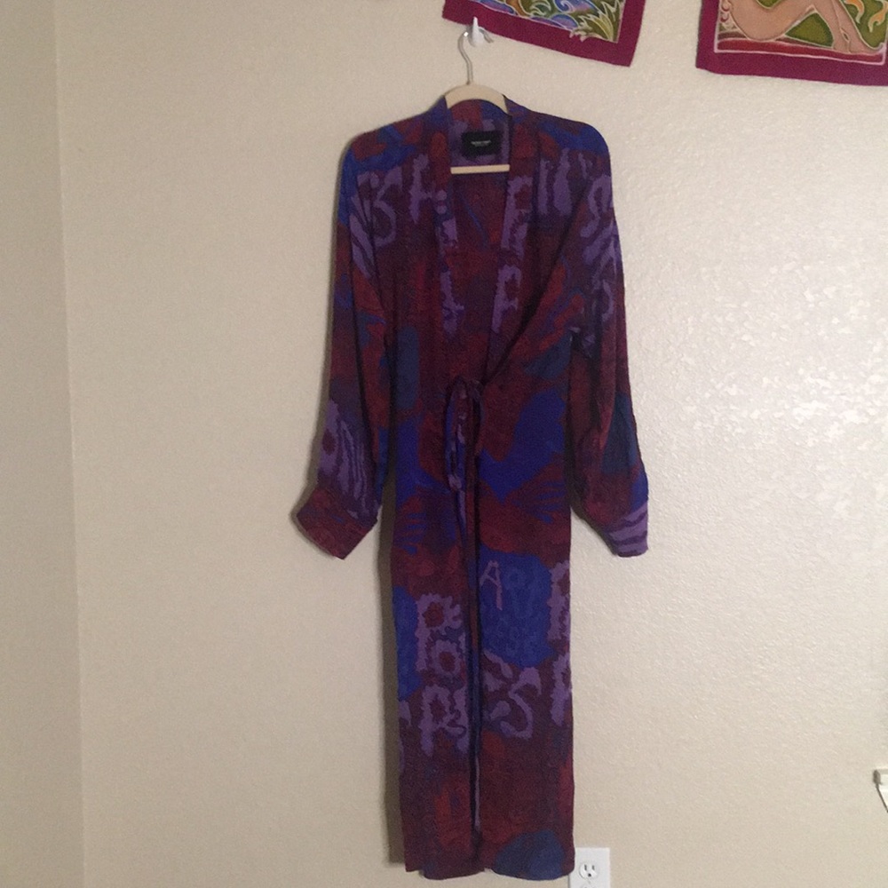 Rachel Comey Gorgeous Silk Robe Size M/L